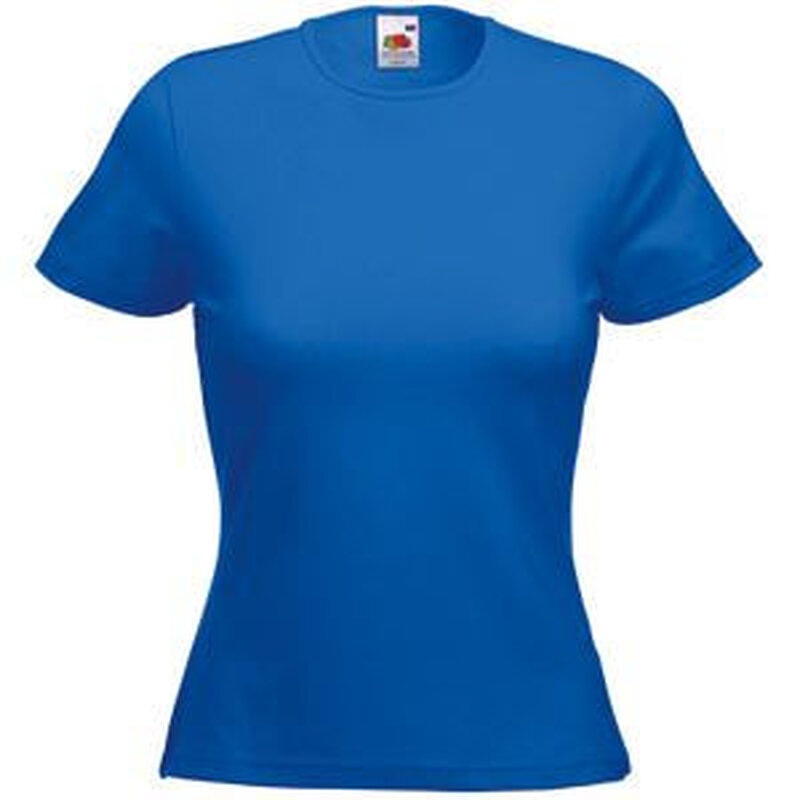 Футболка женская LADY FIT CREW NECK T 210 с логотипом