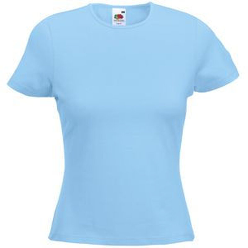 Футболка женская LADY FIT CREW NECK T 210 с логотипом