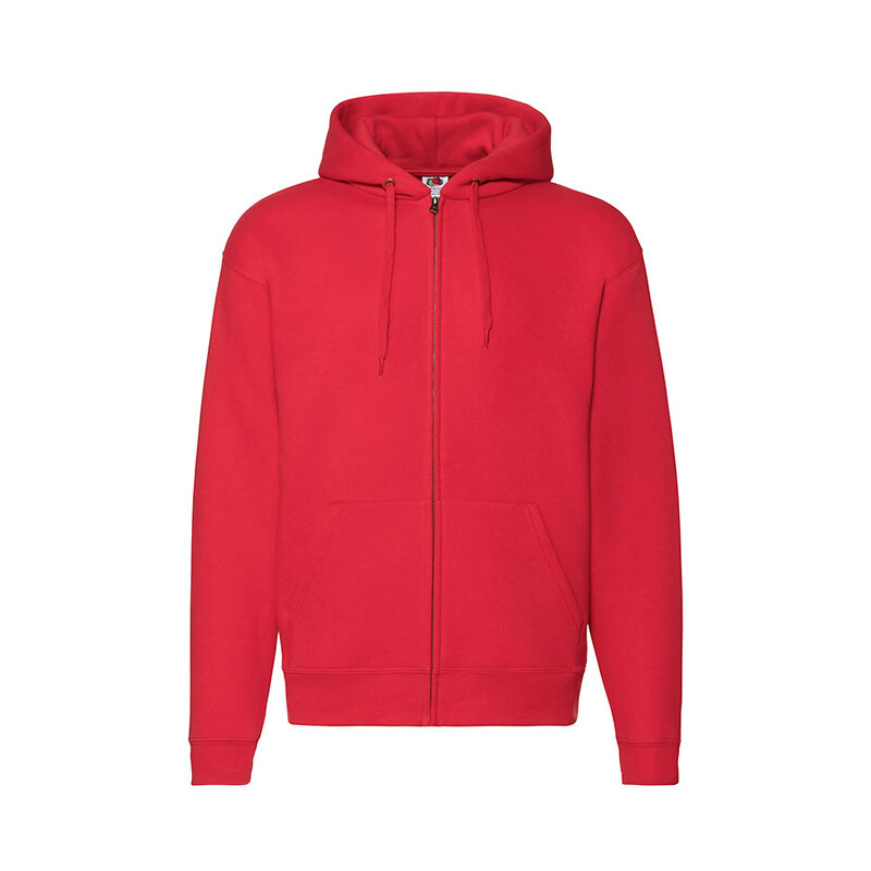 Толстовка с начесом PREMIUM HOODED SWEAT JACKET 280 с логотипом