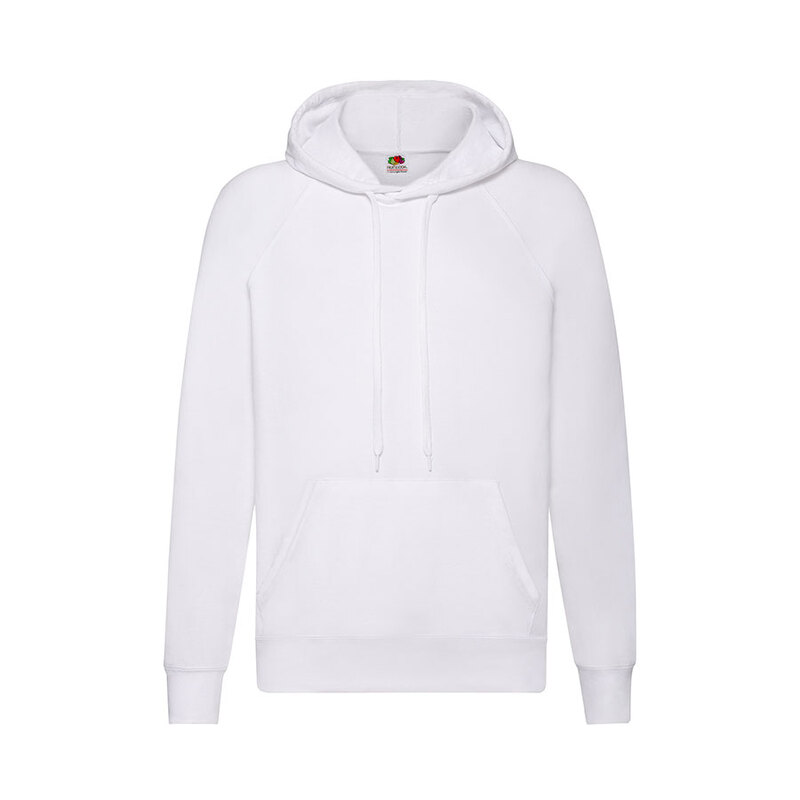 Толстовка без начеса LIGHTWEIGHT HOODED SWEAT 240 с логотипом