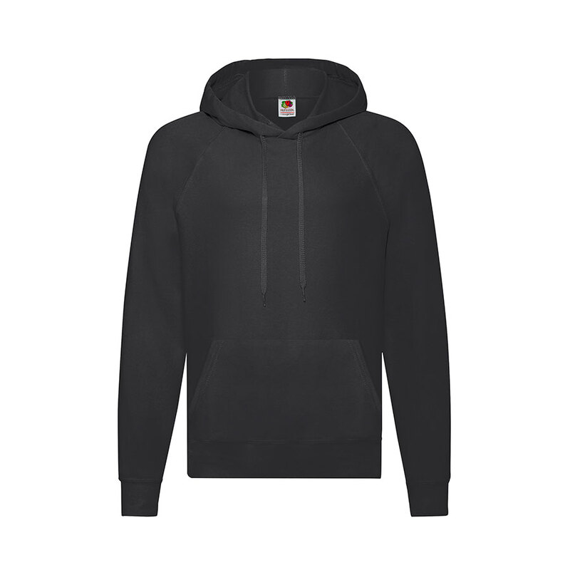 Толстовка без начеса LIGHTWEIGHT HOODED SWEAT 240 с логотипом