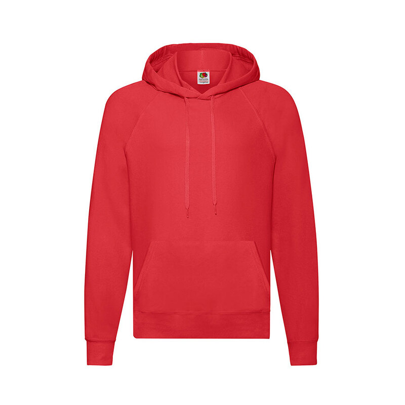 Толстовка без начеса LIGHTWEIGHT HOODED SWEAT 240 с логотипом