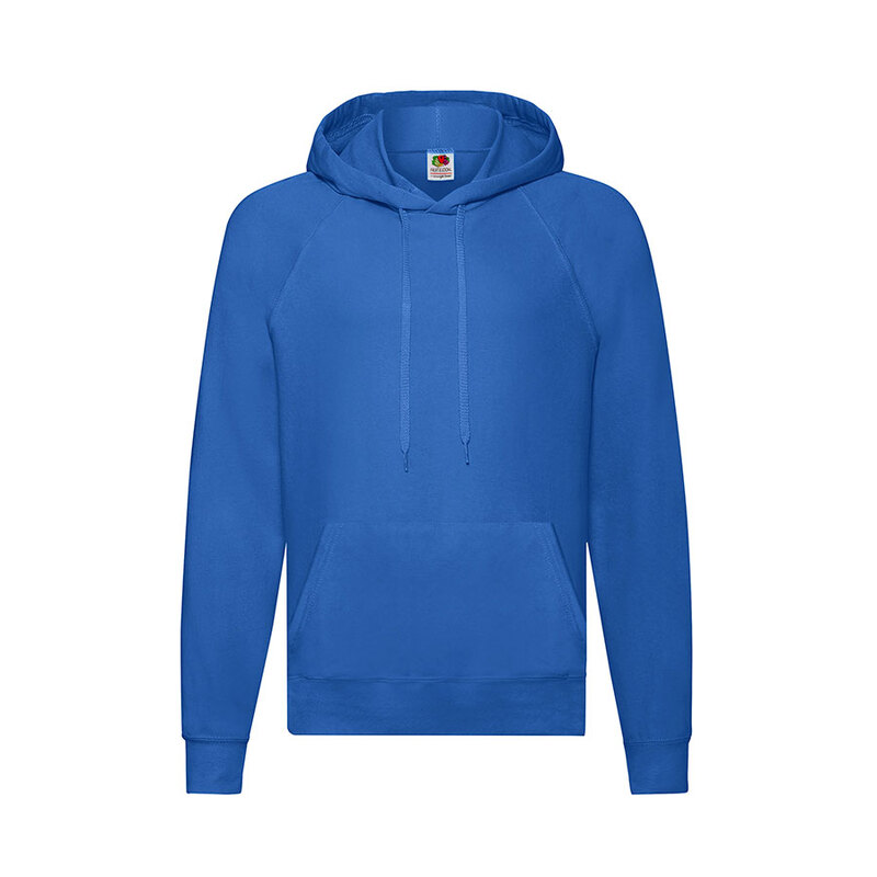 Толстовка без начеса LIGHTWEIGHT HOODED SWEAT 240 с логотипом