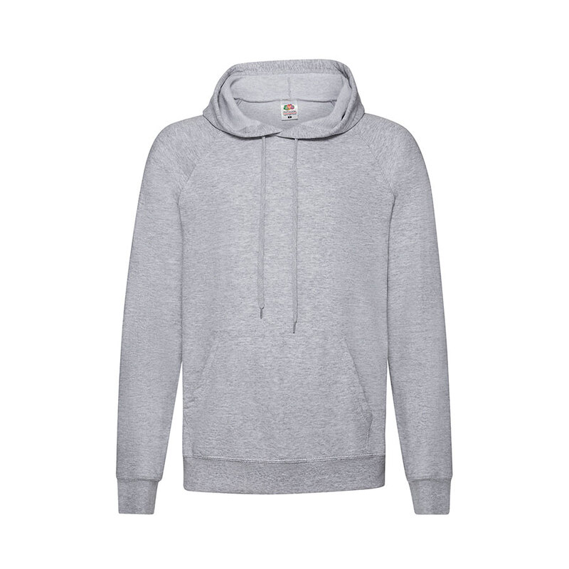 толстовка, худи, hoodieТолстовка без начеса LIGHTWEIGHT HOODED SWEAT 240 с логотипом