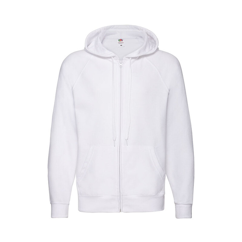 Толстовка без начеса LIGHTWEIGHT HOODED SWEAT JACKET 240 с логотипом