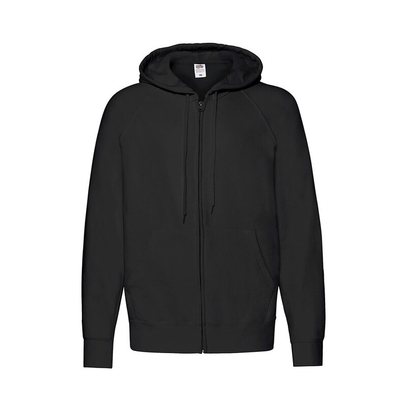 Толстовка без начеса LIGHTWEIGHT HOODED SWEAT JACKET 240 с логотипом