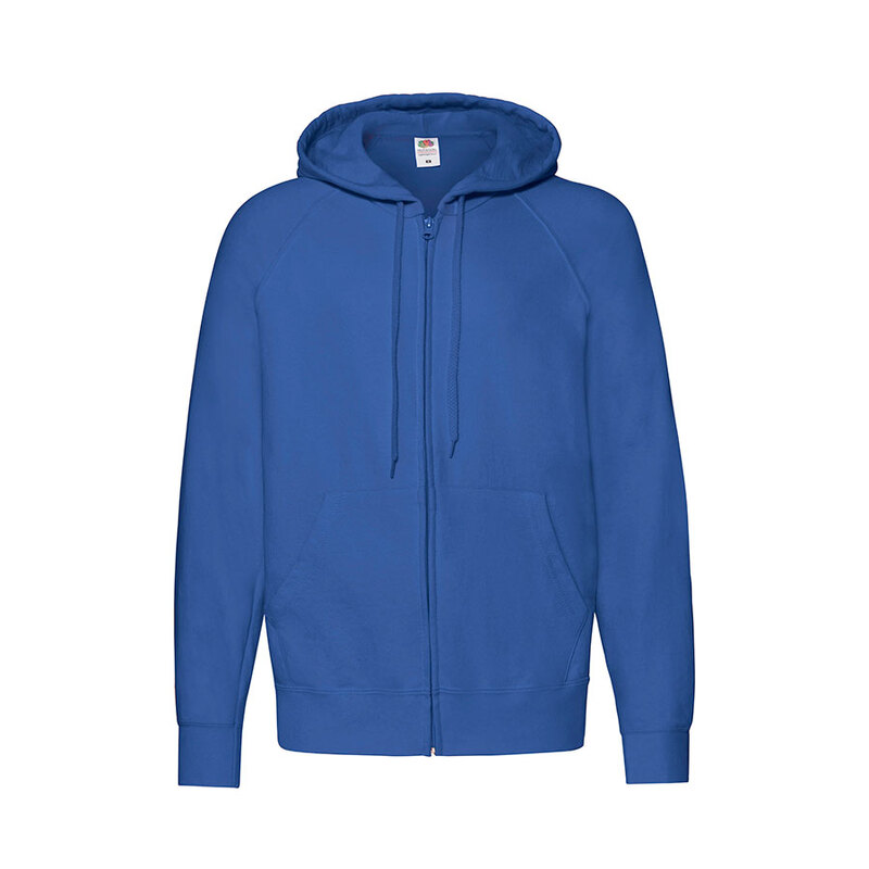 Толстовка без начеса LIGHTWEIGHT HOODED SWEAT JACKET 240 с логотипом