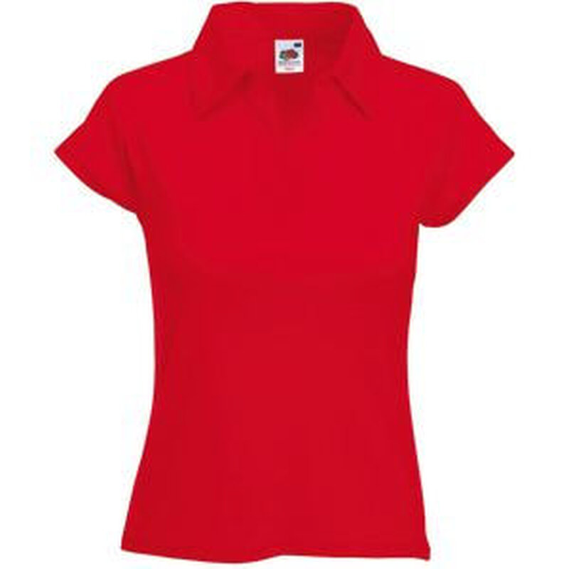 Поло женское LADY-FIT RIB POLO 220 с логотипом