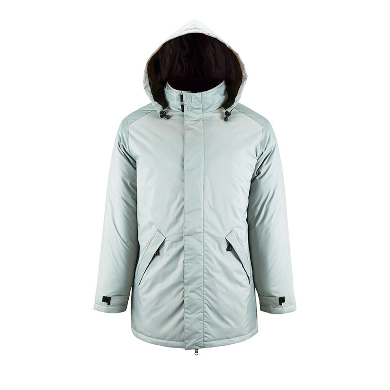 Куртка мужская ROBYN, серый, 2XL, 100% п/э, 170 г/м2 с логотипом