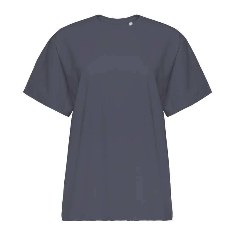 Футболка New Gen оверсайз ЖЕН 180 г/м2 графит 2XL с логотипом