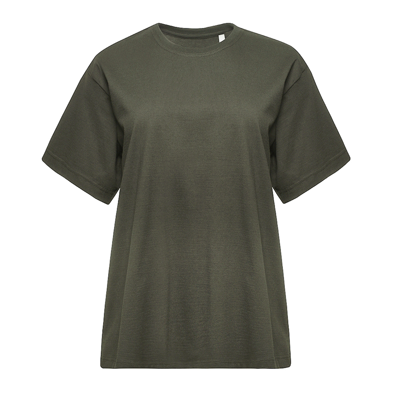 Футболка New Gen оверсайз ЖЕН 180 г/м2 хаки 2XL с логотипом