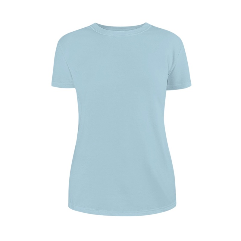 Футболка MODERN ЖЕН 150г О-ворот св.голубой 2XL (48-50) с логотипом