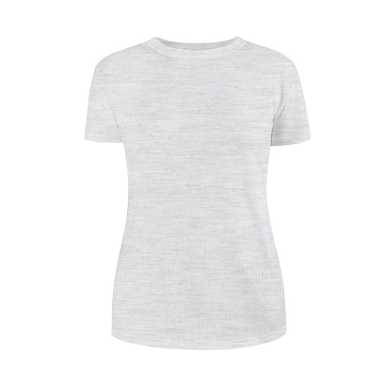 Футболка ЖЕН меланж 2XL (48-50) с логотипом