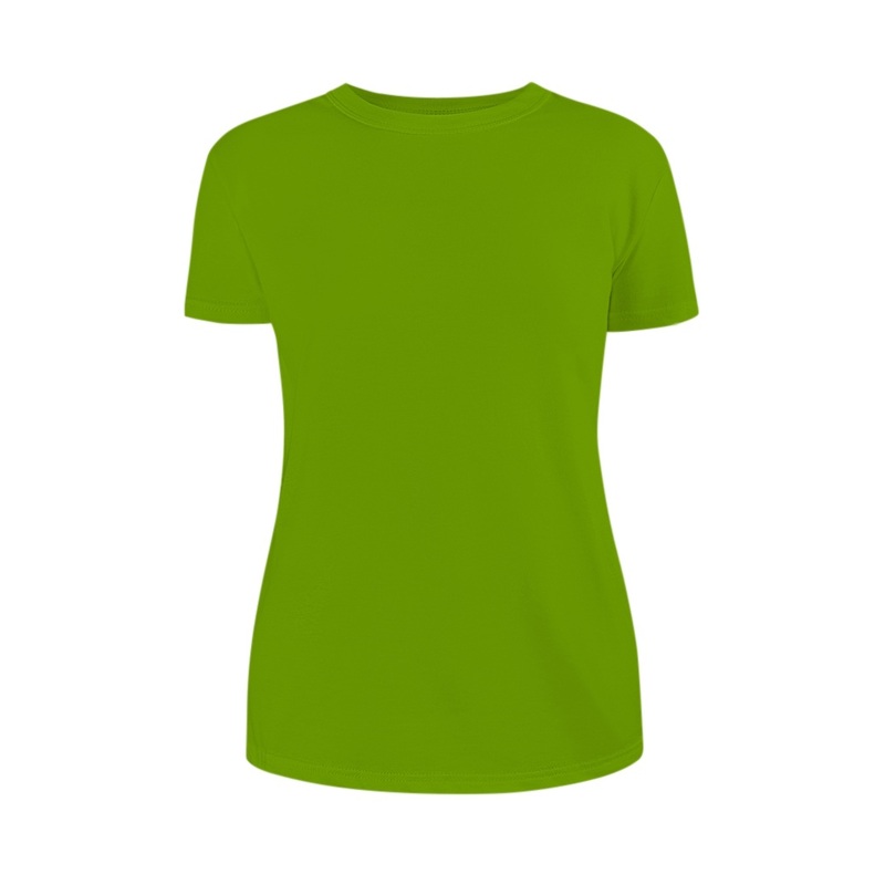 Футболка MODERN ЖЕН 150г О-ворот салатовая 2XL (48-50) с логотипом