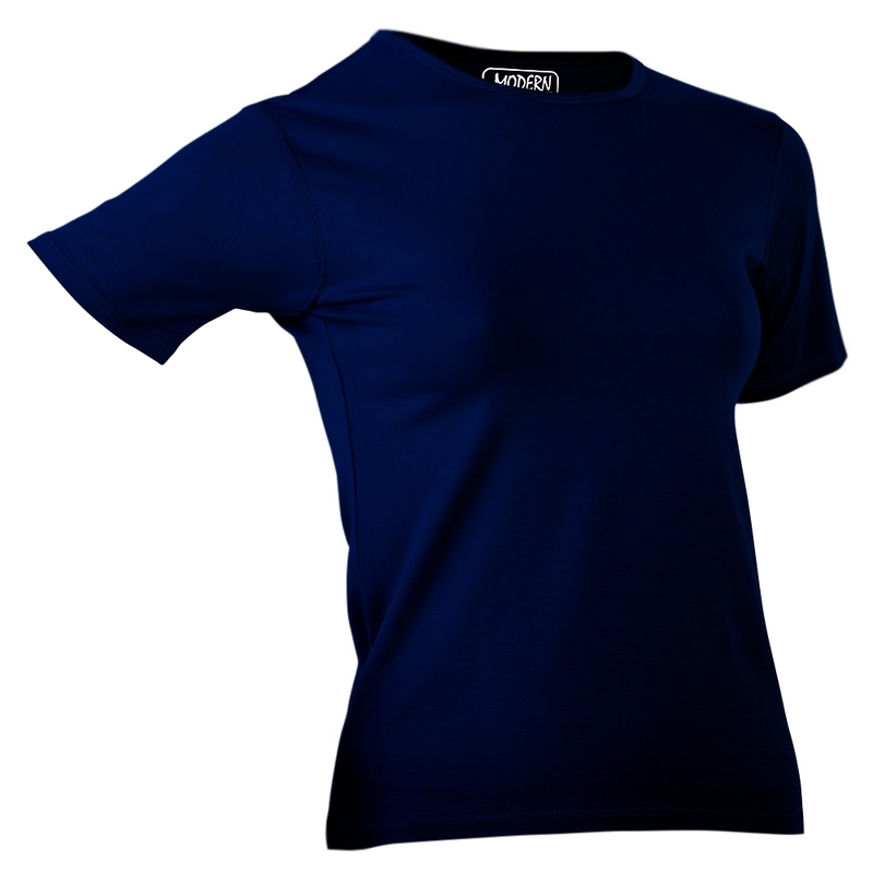 Футболка Ladies 180г/м кв. кругл. ворот  т.-синие 2XL (48-50) с логотипом