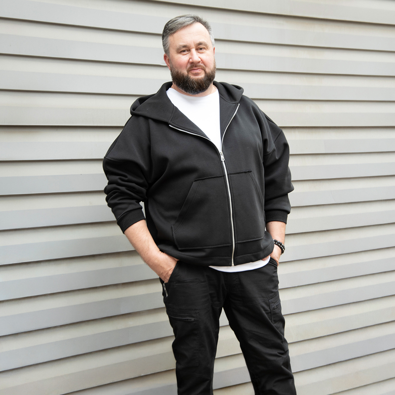 Худи унисекс оверсайз B&deg;CODE Iceland S/M с логотипом
