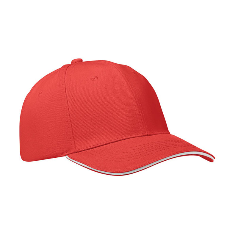 6 panel baseball cap с логотипом