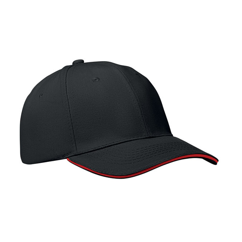 6 panel baseball cap с логотипом