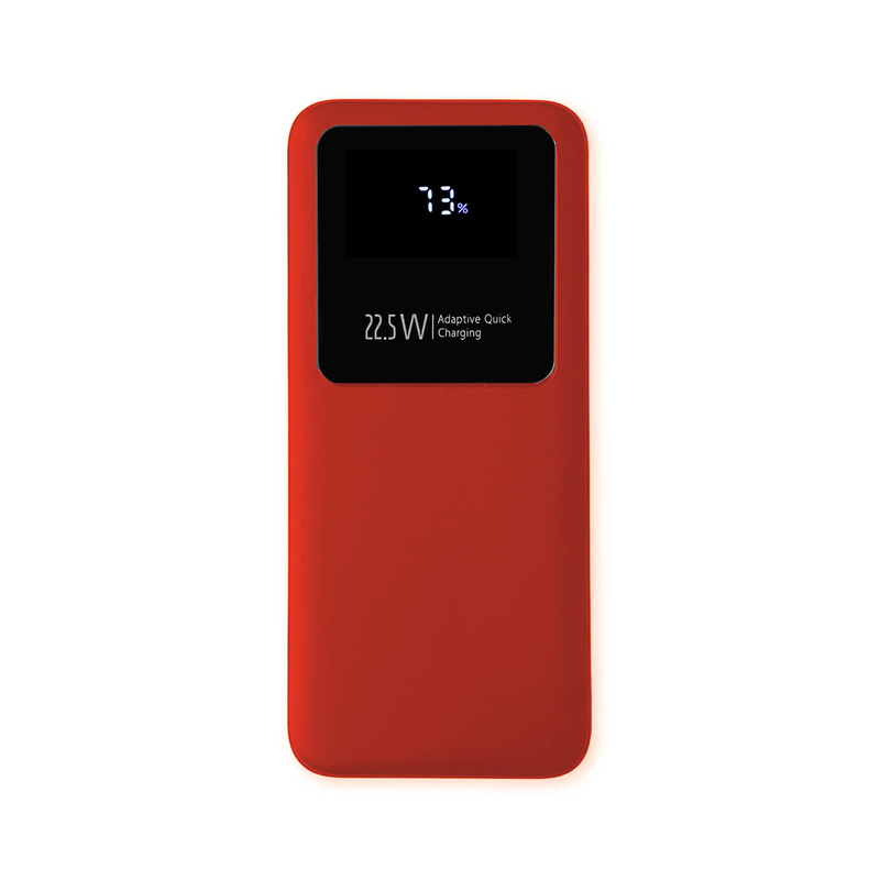 Внешний аккумулятор Kris soft touch, 10000mAh с логотипом