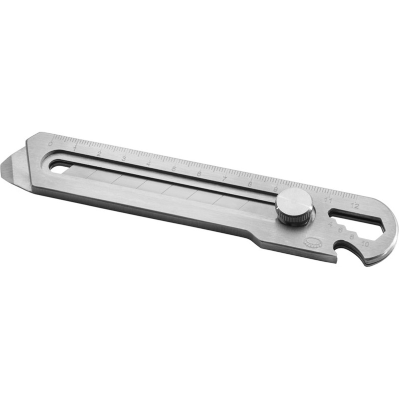 Linear канцелярский нож - Серебряный с логотипом