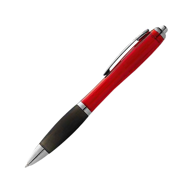 Ручка шариковая "Nash", красный, черные чернила с логотипом