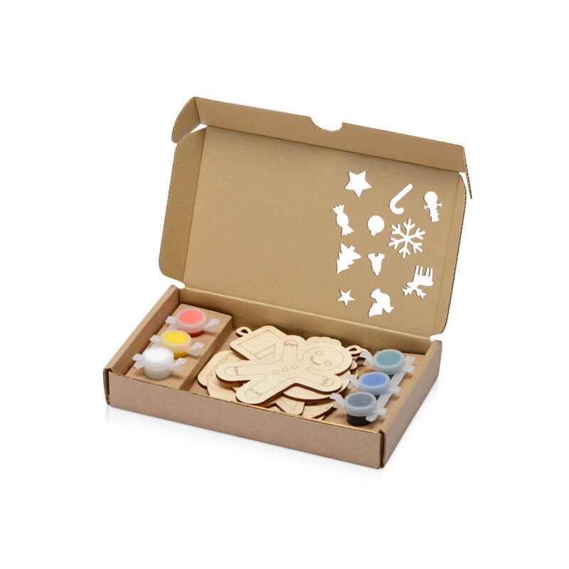 Подарочный набор для раскрашивания "Christmas Toys" с логотипом