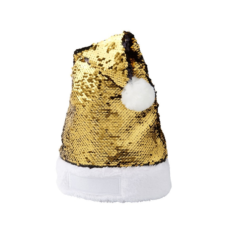 Рождественская шапка Sequins, черный с логотипом
