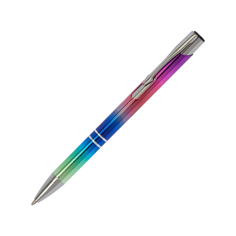 Ручка металлическая шариковая "Legend Color", мультицвет с логотипом