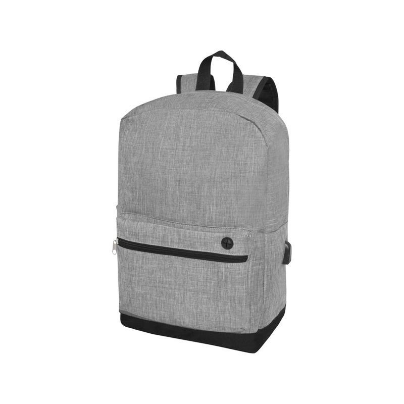 Бизнес-рюкзак для ноутбука 15,6" Hoss, heather medium grey с логотипом