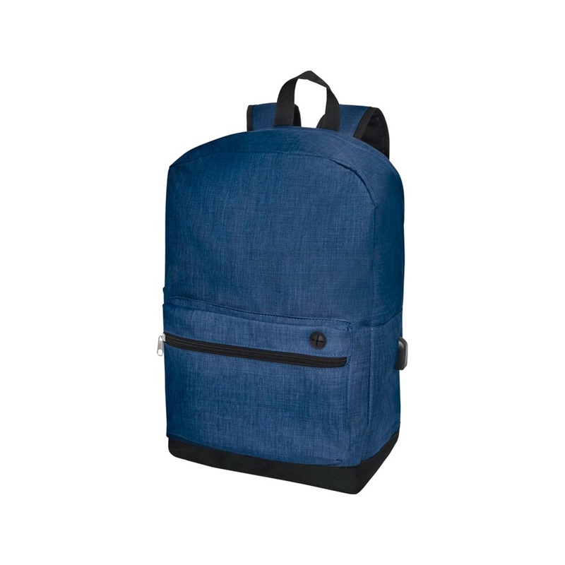 Бизнес-рюкзак для ноутбука 15,6" Hoss, heather navy с логотипом