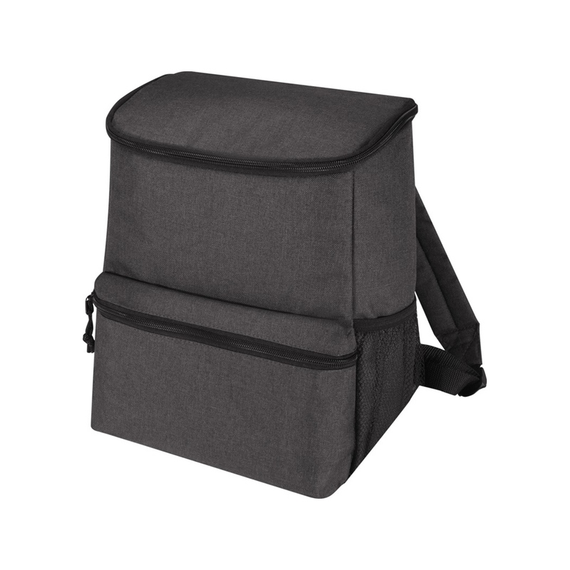 Excursion, рюкзак-холодильник из переработанного РЕТ-пластика - Heather Charcoal с логотипом