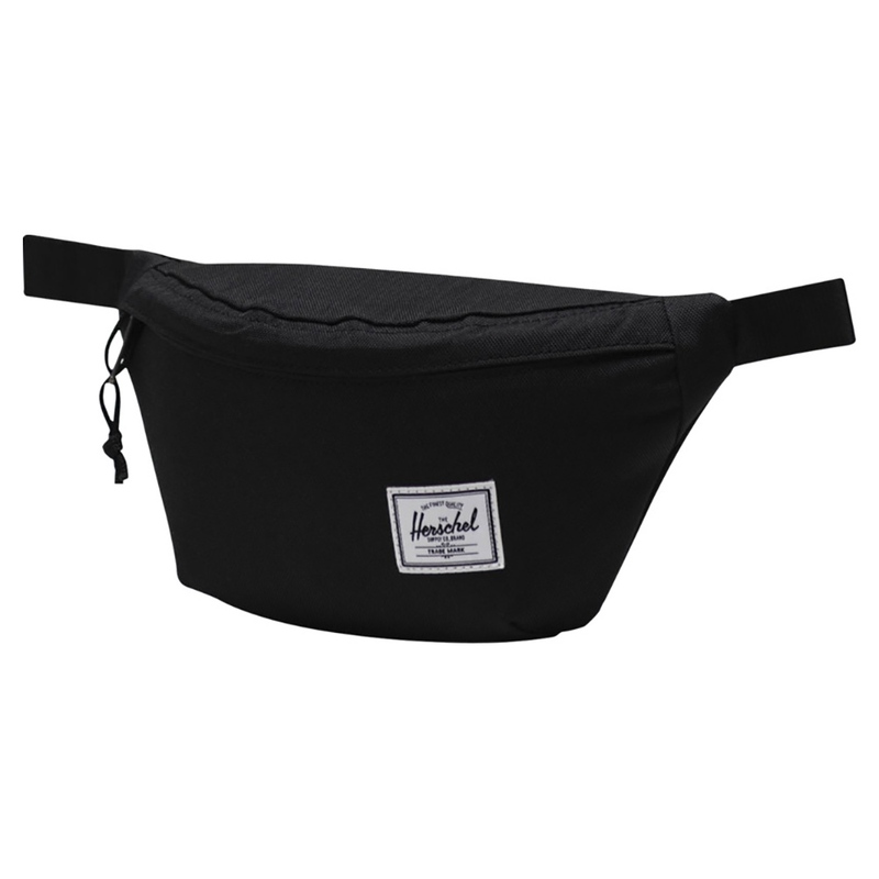 Herschel Classic™ поясная сумка, сплошной черный с логотипом