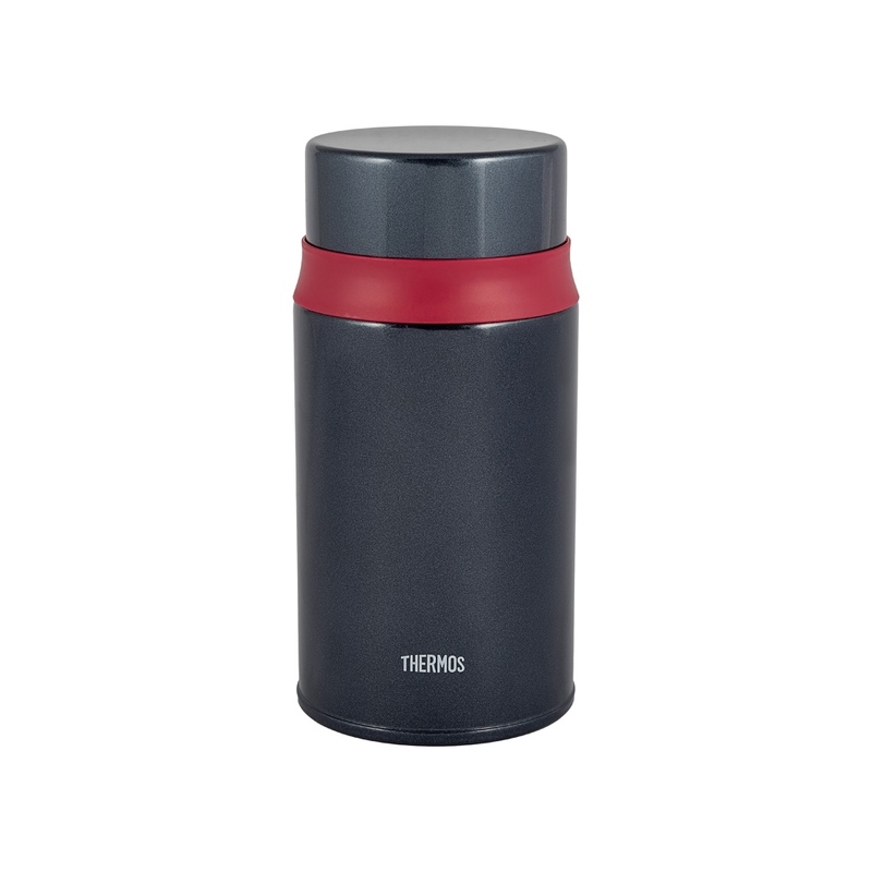 Термос из нерж.стали в комплекте с ложкой тм THERMOS TCLD-720S, синий с логотипом