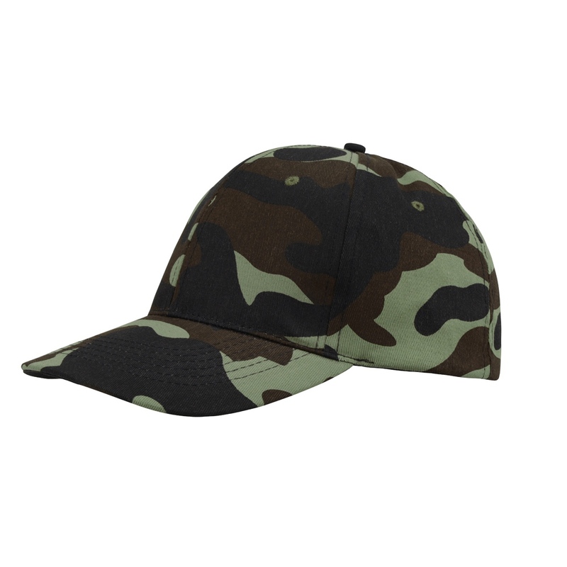 Бейсболка "Camo" 6-ти панельная с логотипом
