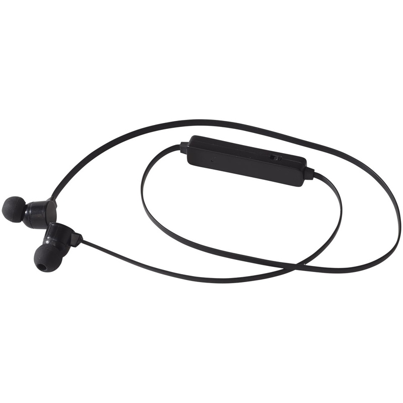Цветные наушники Bluetooth, черный с логотипом