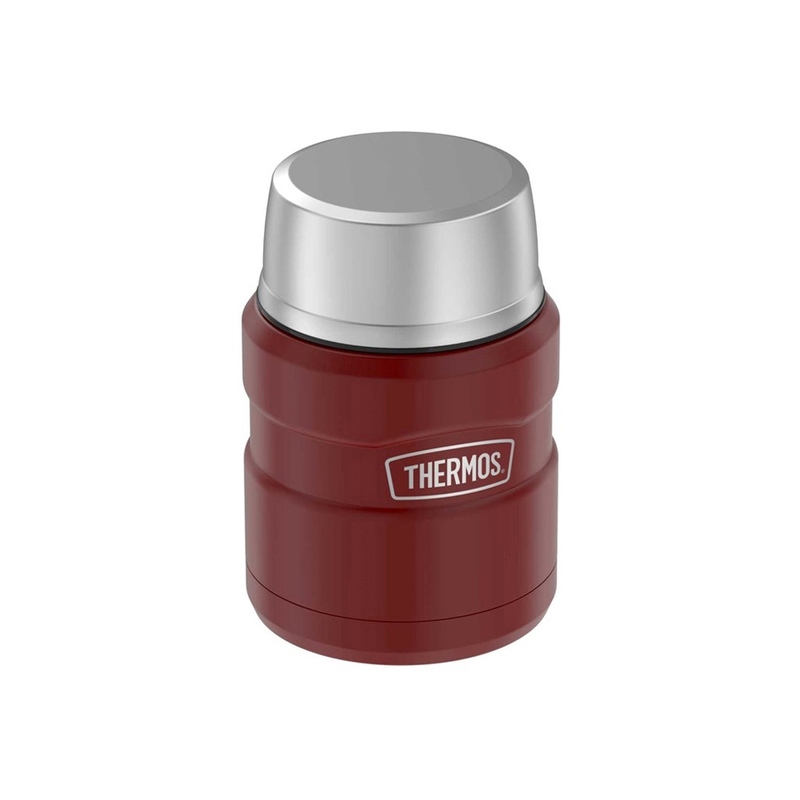 Термос из нерж. стали с ложкой тм THERMOS SK3000 MRR 0,47L с логотипом