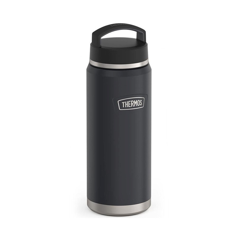 Термос из нерж. стали тм THERMOS IS-212 GT 1.2L, темно-серый с логотипом