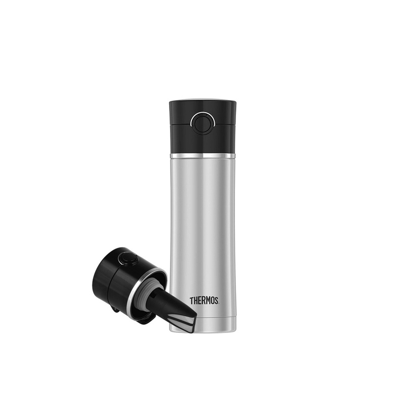 Термокружка из нерж. стали тм THERMOS NS-403 BK 0.47L с логотипом