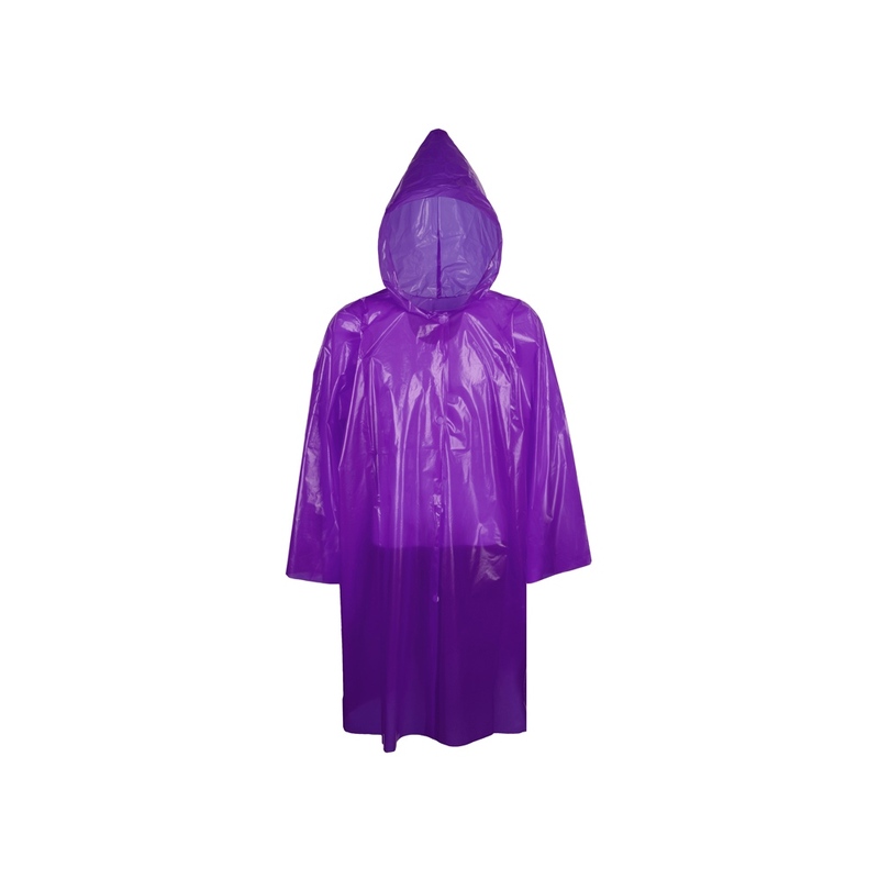 Дождевик Storm, фиолетовый с логотипом