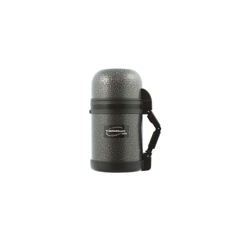 Термос из нерж. стали тм ThermoCafe HAMMP-800-HT, 0.8L, серый с логотипом
