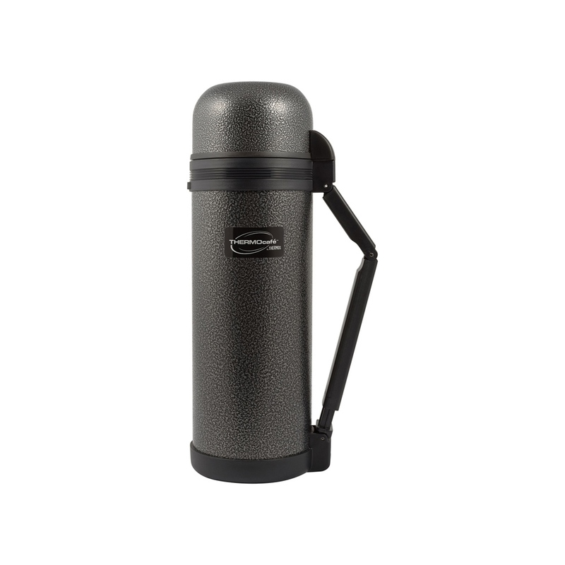 Термос из нерж. стали тм ThermoCafe HAMMP-1800-HT, 1.8L, серый с логотипом
