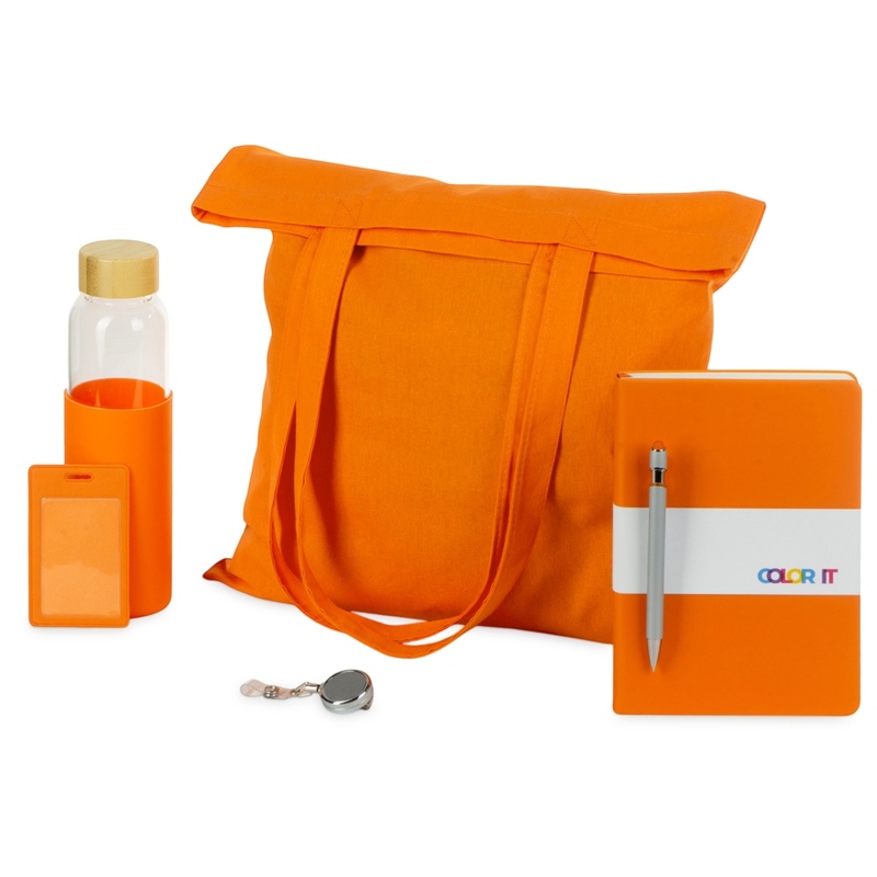 Welcome pack "Color Refine", оранжевый с логотипом