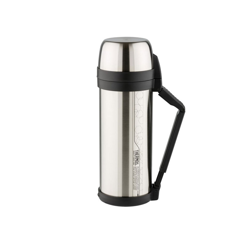 Термос из нерж. стали тм THERMOS FDH Stainless Steel Vacuum Flask 2.0L, стальной с логотипом