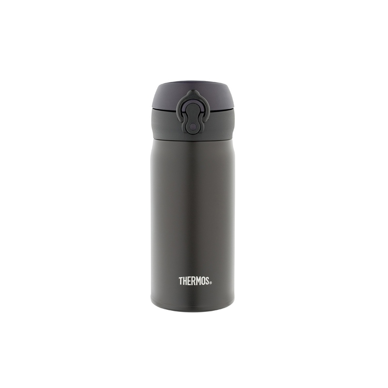 Термос из нерж. стали тм THERMOS JNL-352-ALB 0.35L, черный с логотипом