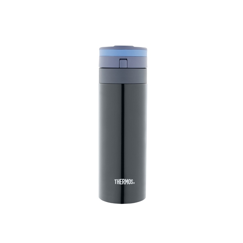 Термос из нерж. стали тм THERMOS JNS-350-BK 0.35L, черный с логотипом