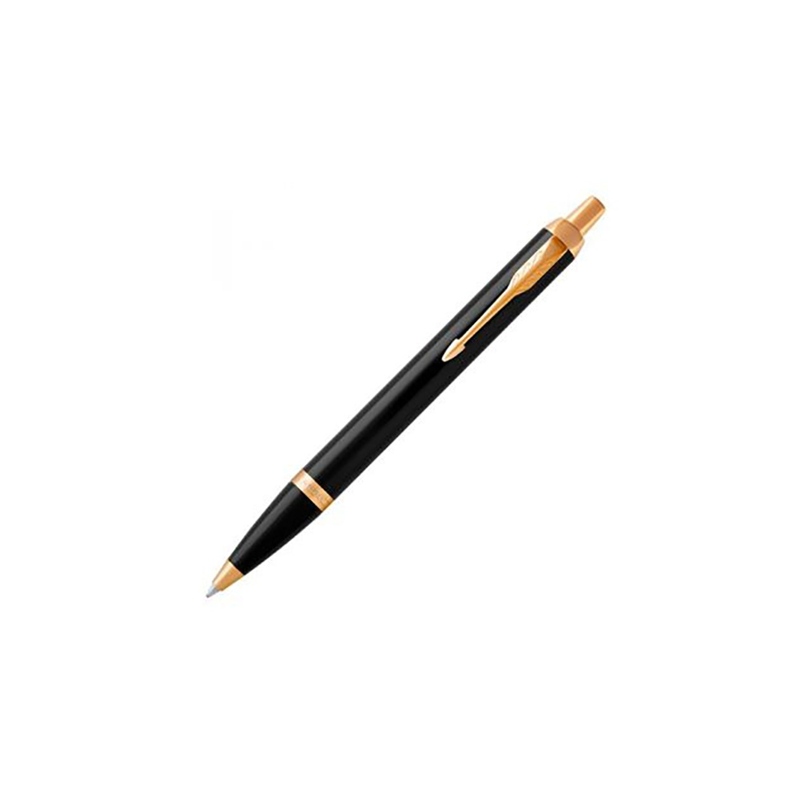 Ручка шариковая «Parker IM Core Black GT», черный/золотистый с логотипом