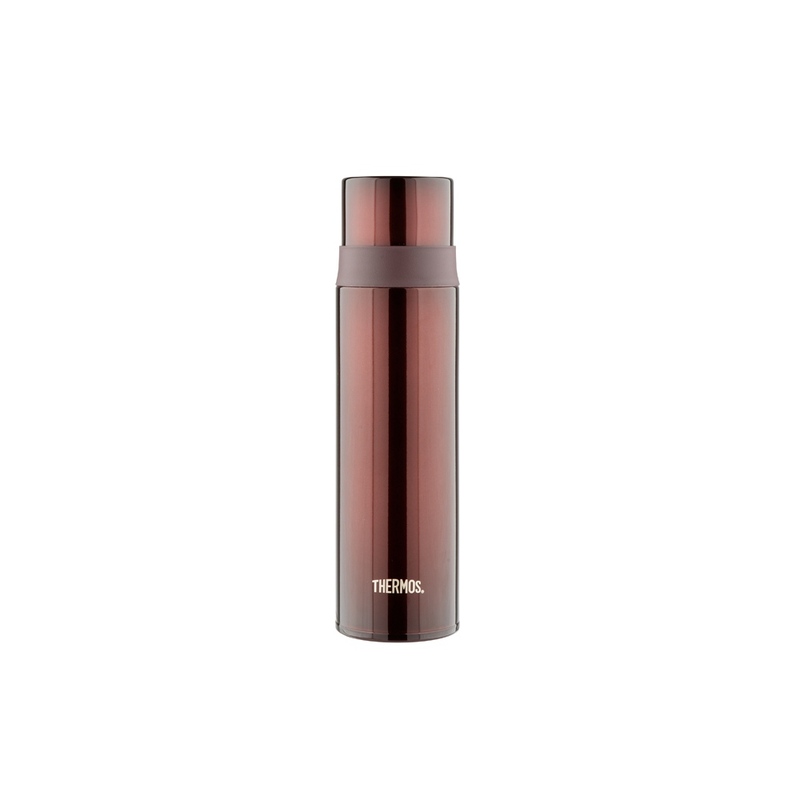 Термос из нерж. стали тм THERMOS FFM-500-BW SS Vac. Insulated Flask,500ml, коричневый с логотипом