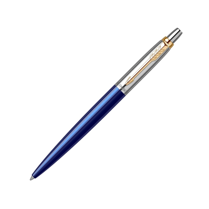 Шариковая ручка Parker Jotter SE 135 Lacquer Blue St.Steel GT, стержень: M, цвет чернил : blue, в подарочной упаковке с логотипом