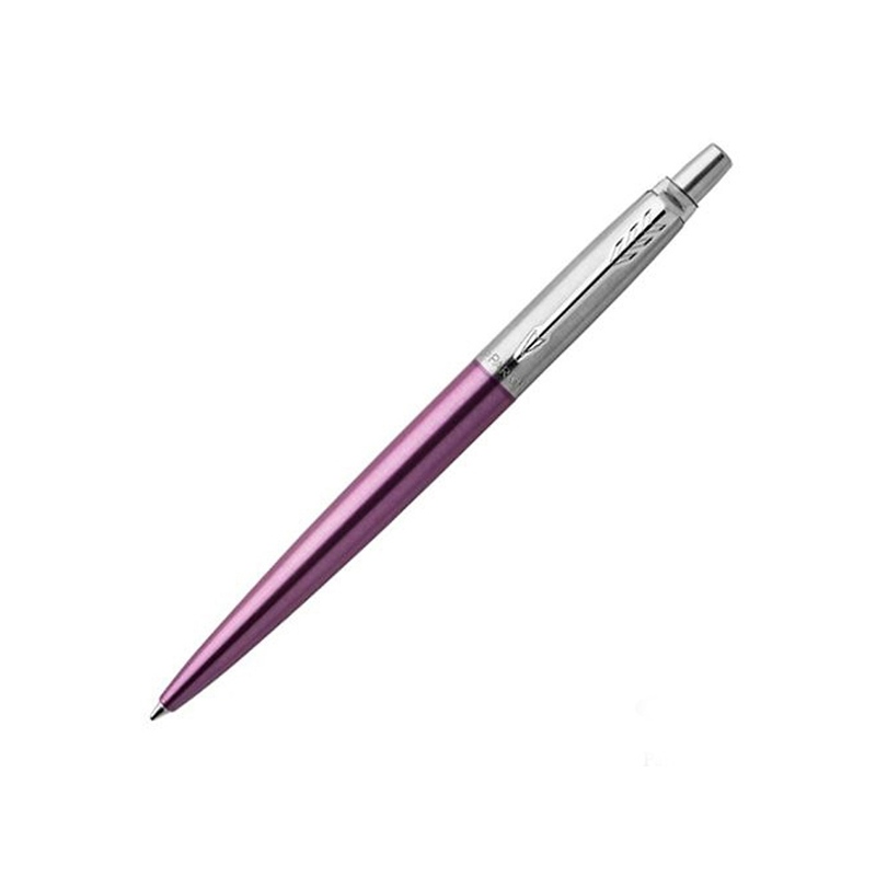 Шариковая ручка Parker Jotter Essential, Victoria Violet CT, стержень: Mblue с логотипом