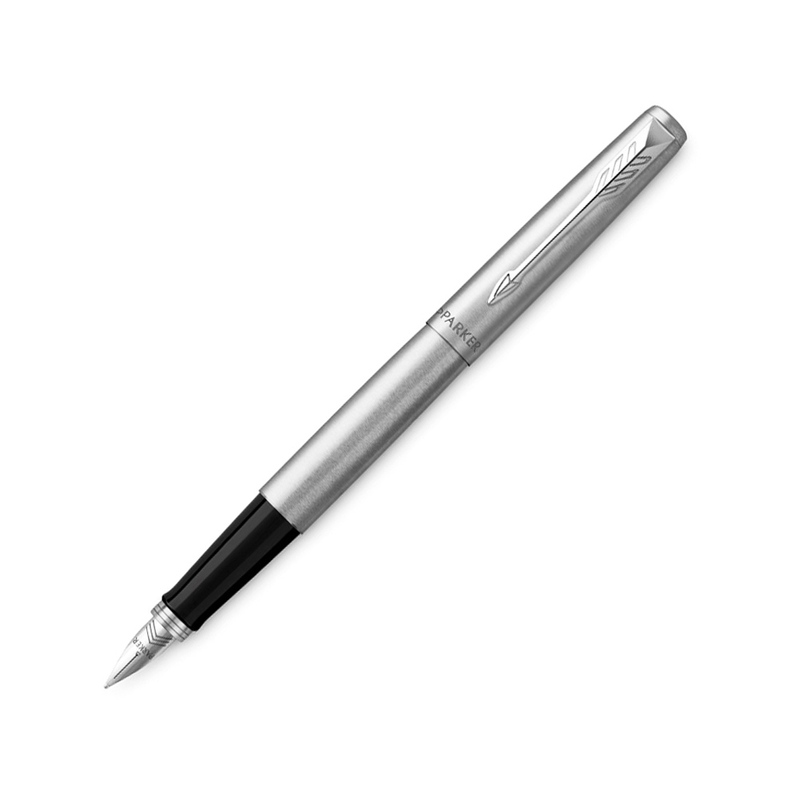 Перьевая ручка Parker Jotter Stainless Steel CT, Mblue с логотипом